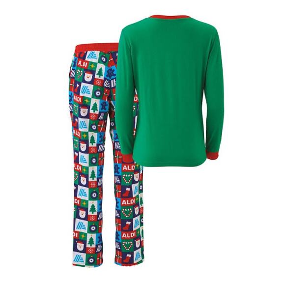 ALDI GEAR 2024 CHRISTMAS Tree Women's XL 2pc Holiday Pajama Set Ltd Ed A19 - Picture 2 of 7
